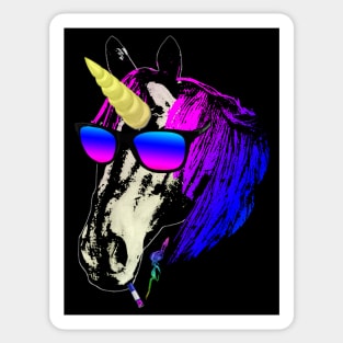 Emo Unicorn Sticker